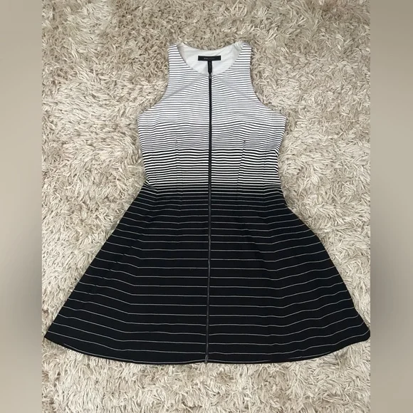 BCBGMaxAzria | Dresses | Bcbg Maxazria Guiliana Black White Striped Dress Size M | Poshmark BCBGMaxAzria | Dresses | Bcbg Maxazria Guiliana Black White Striped Dress Size M | Poshmark